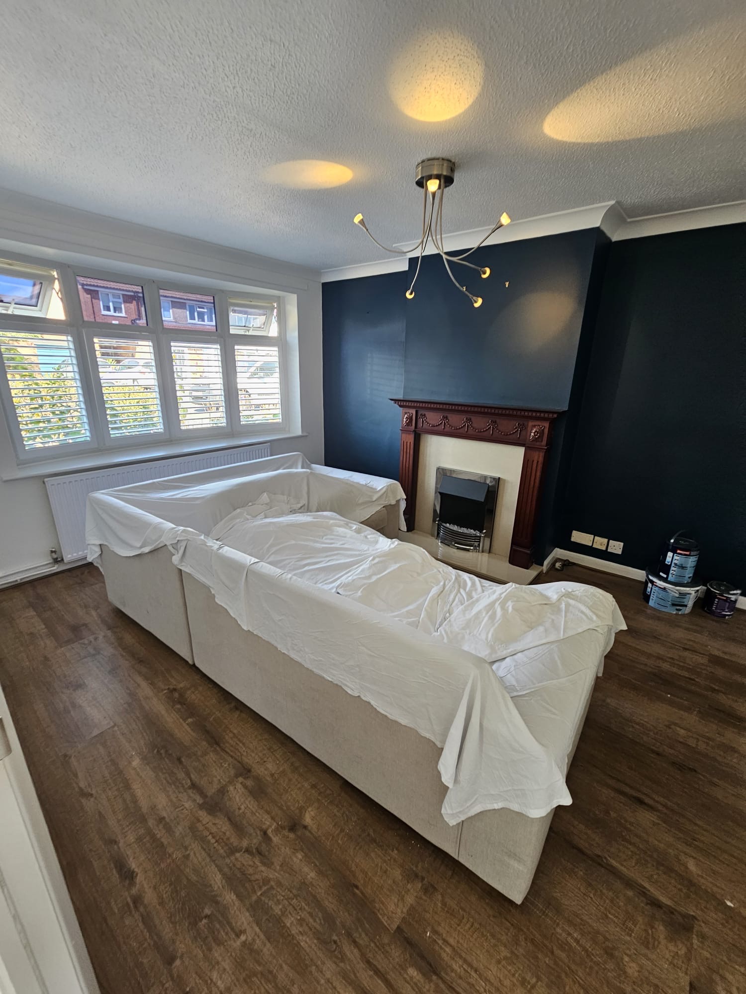 Lounge & Hall, Stairs and Landing Redecoration — Walmley — before