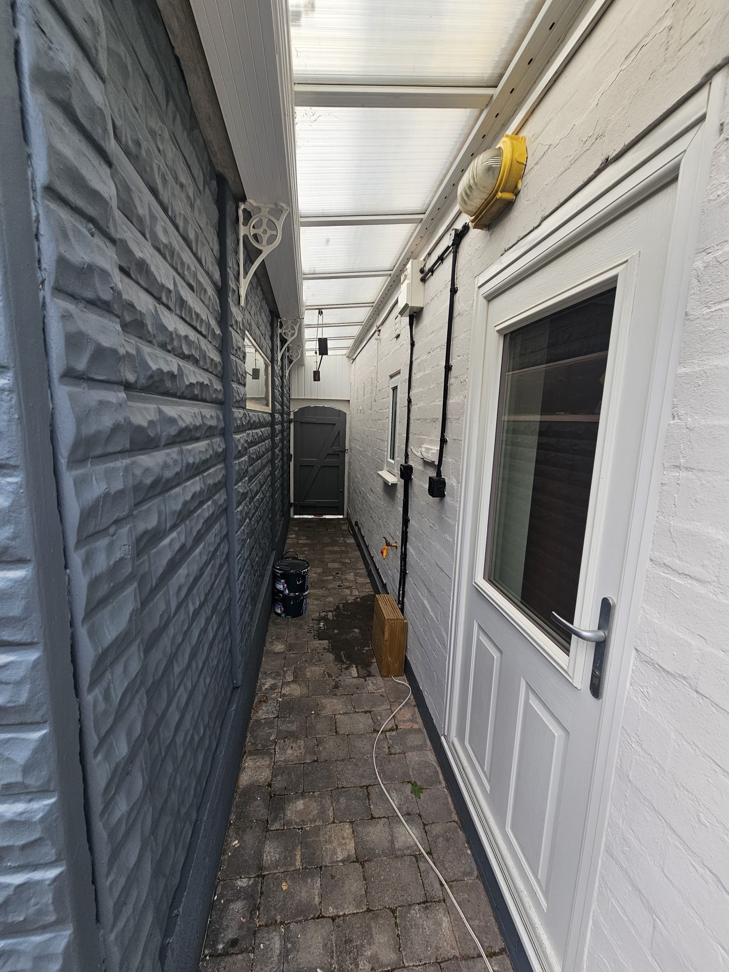 Finished Side Passage & Side Door