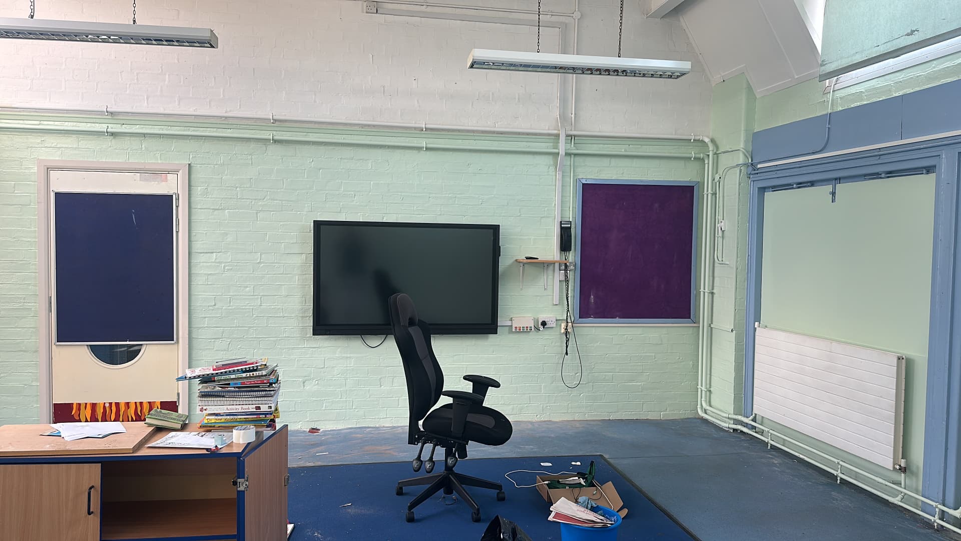 Classroom — Painted Brickwork