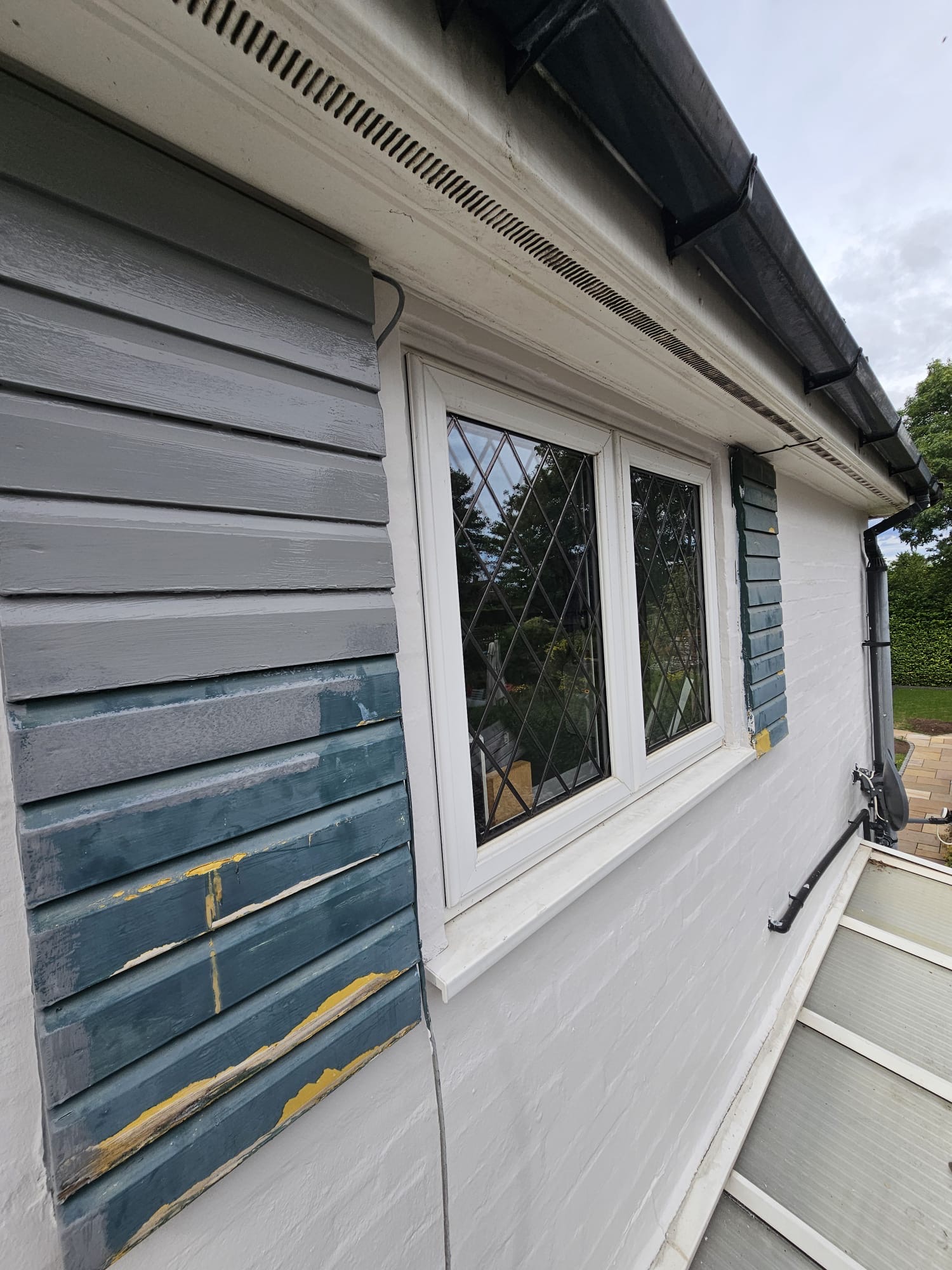Timber Shutters Before Preparation