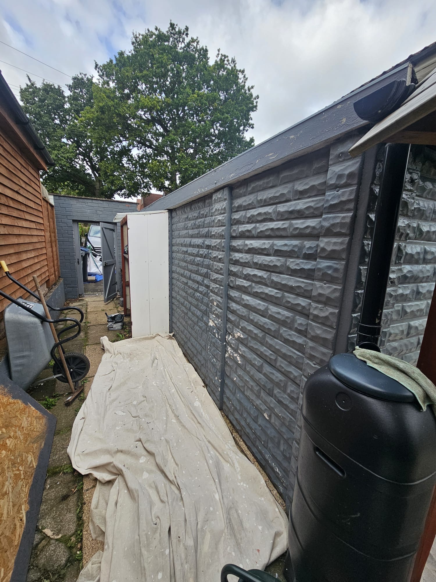 Side Passage Masonry Preparation