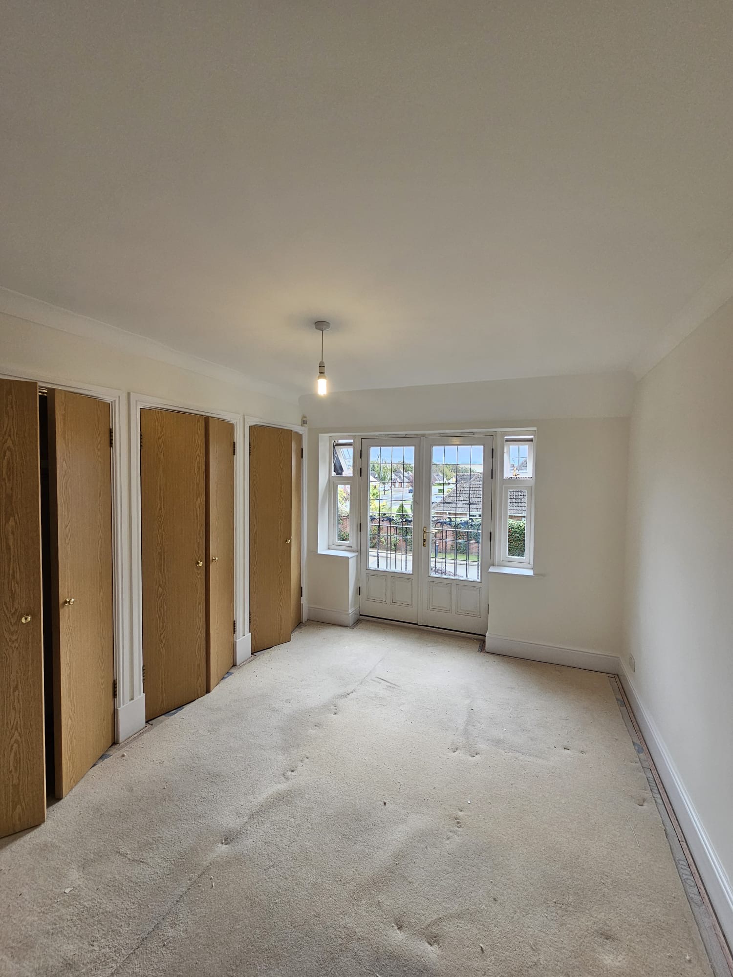 Bedroom With French Doors