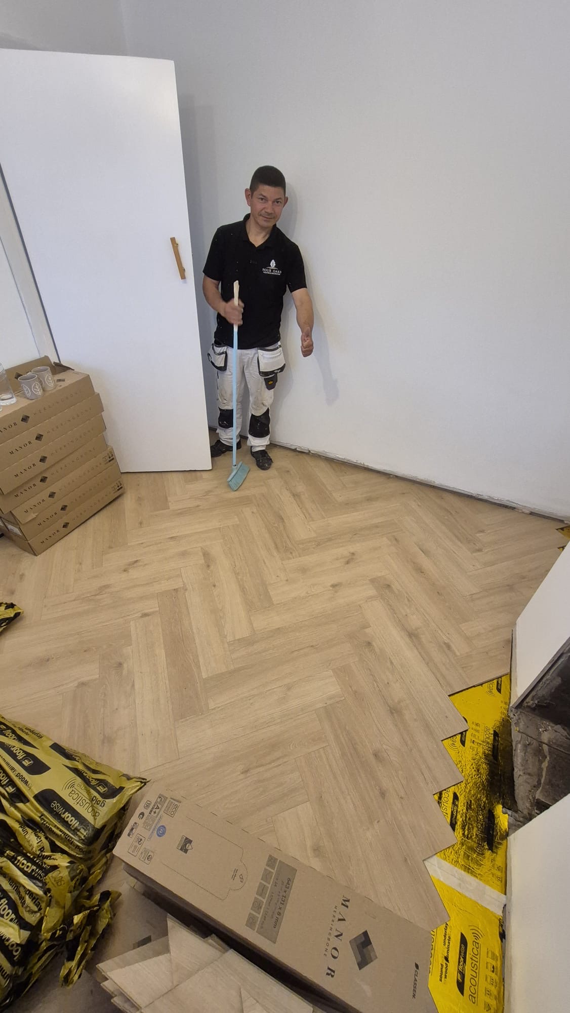Interior Decorating and Herringbone Flooring in Great Barr