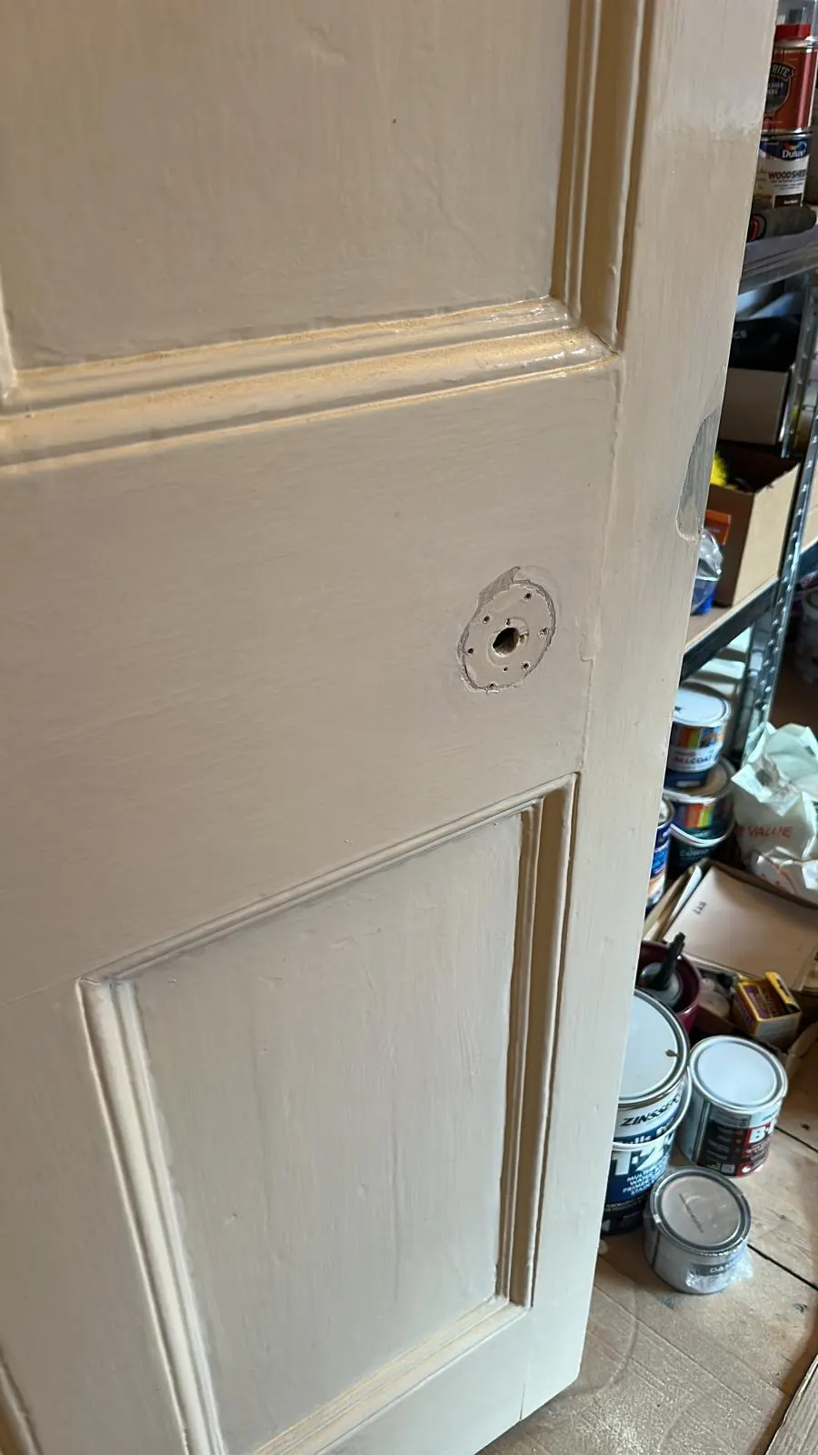 Doors stripped back & filled