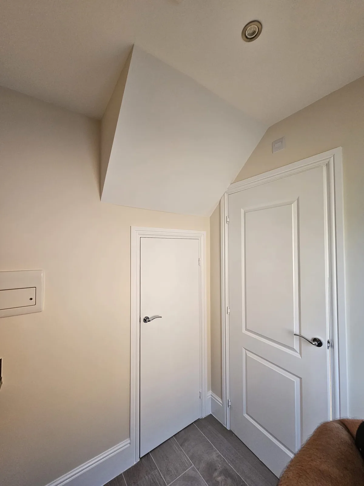 Sprayed Staircase & Skirting
