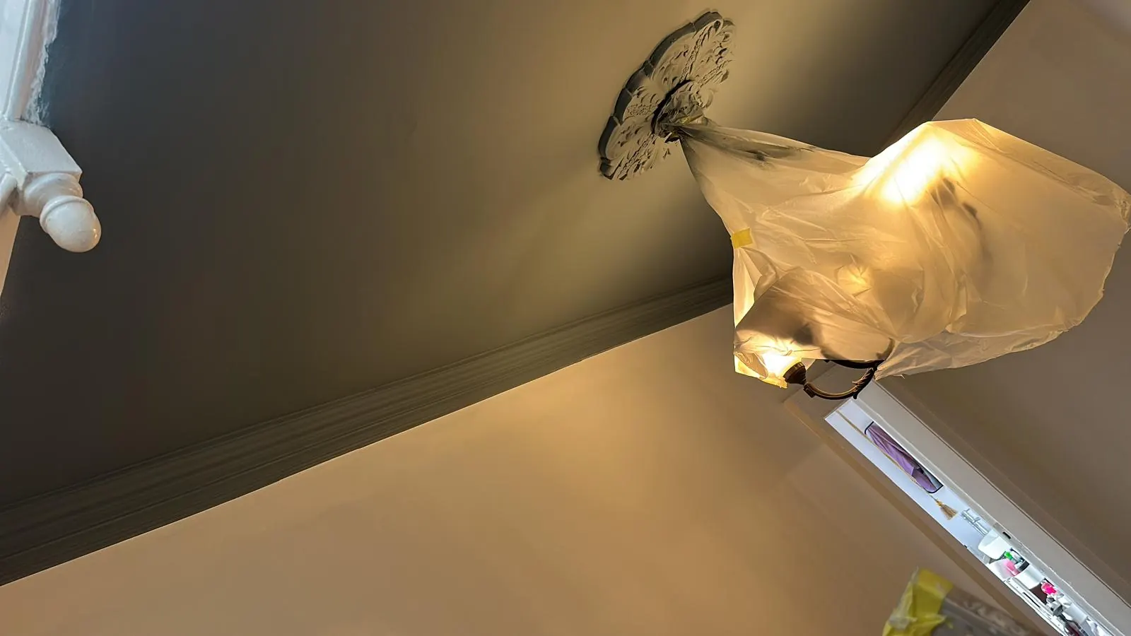 Ceilings finished, walls progressing