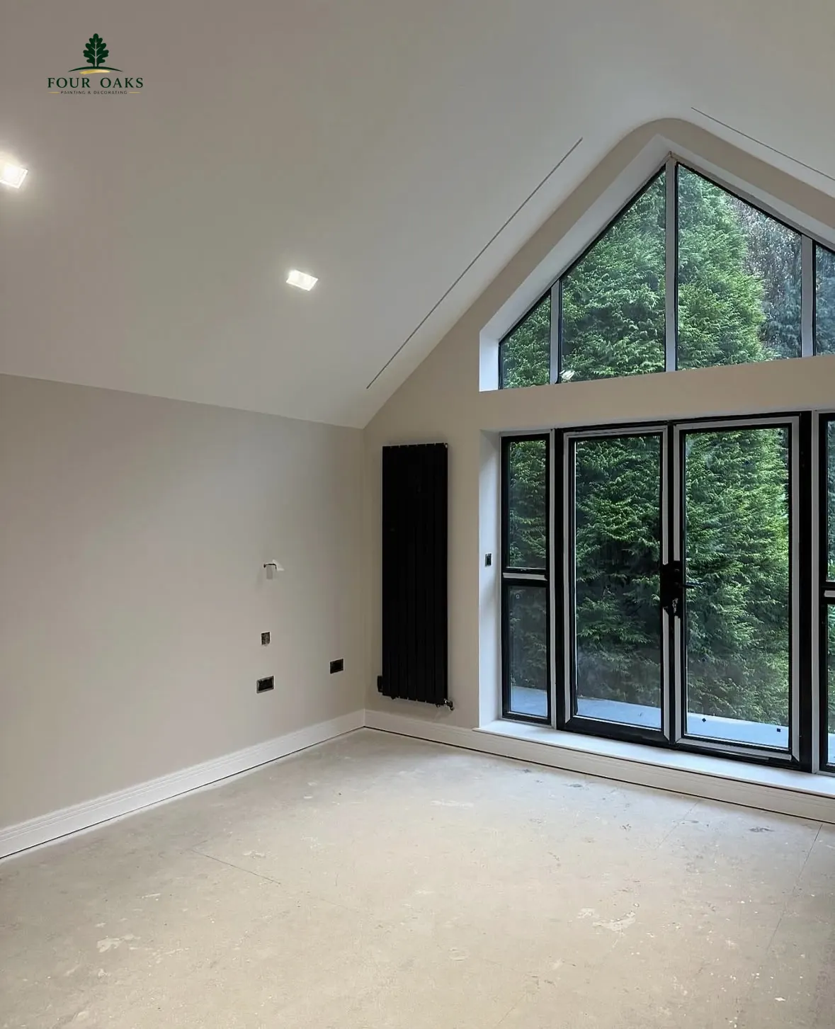 Arched Gable Master Bedroom