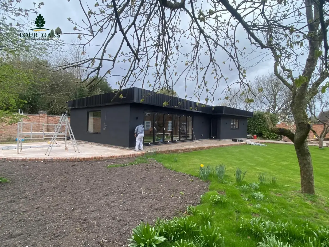 Black Exterior Garden Room — West Midlands — Four Oaks Painting & Decorating
